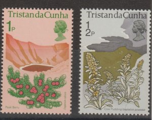 Tristan da Cunha Scott#162-3 1972 MNH QEII