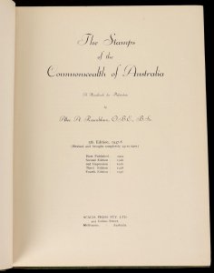LITERATURE Australia The Stamps of the Commonwealth by Rosenblum. 