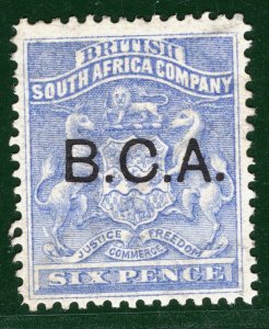 BRITISH CENTRAL AFRICA Stamp SG4 6d Ultramarine (1891) BCA Mint Cat £60 BRBLUE58 