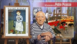 Guinea-Bissau 2021 MNH Art Stamps Pablo Picasso Paintings 1v S/S