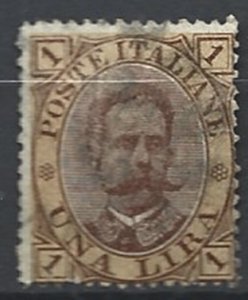 COLLECTION LOT 22028 ITALY #56 1889 CV+$22