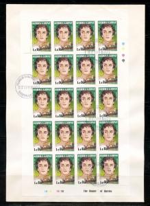 SIERRA LEONE SIR LAURENCE OLIVIER SET OF SHEETS OF 20  ON 8 FIRST DAY COVERS