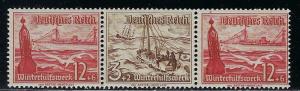 Germany Scott # B112 (2), B107, mint nh, se-tenant, Mi # W134