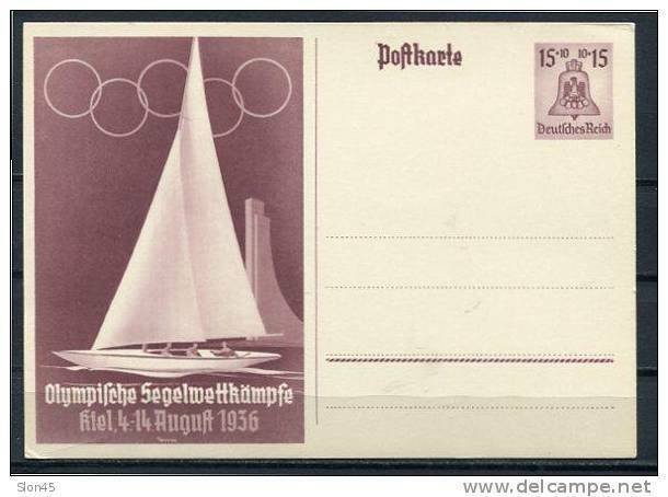 Germany 1936 Postcard Unused. Olympic Games.