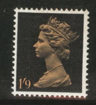 Great Britain Scott MH17 MNH** 1967 Machin black org