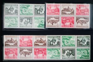 Germany Mint Tete-Beche Pairs Blocks Stamp Lot