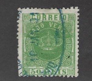 Cape Verde SC#6 Used sh perf F-VF SCV$65.00...Take a Look!