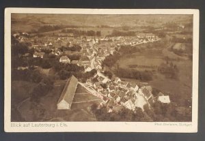 1925 Gorlitz Germany Lauterburg View Real Picture Postcard RPPC Air Mail Cover