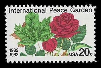 PCBstamps   US #2014 20c Peach Garden,MNH, (7)