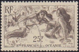 French Polynesia #178, Incomplete Set, High Value, 1948, Used