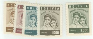 Bolivia #418-422  Single (Complete Set)