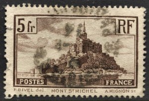France #250 Mont - Saint - Michel Used CV$0.80
