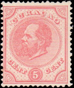 Netherlands Antilles #3, Incomplete Set, 1873-1879, No Gum As Issued