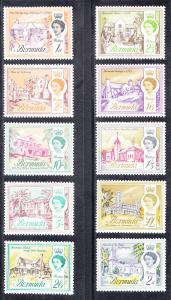 Bermuda Scott #175-191 MNH