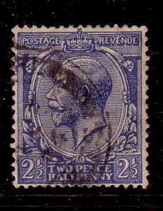 Great Britain Sc 191 1924 2 ½ d G V stamp used