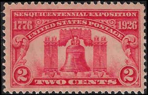 627 Mint,OG,NH... SCV $4.00... VF/XF
