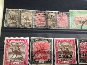 Sudan mounted mint &  used stamps A12662