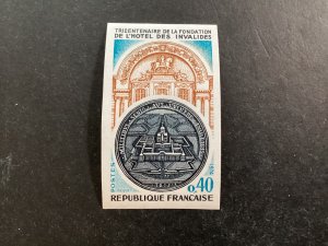 ICOLLECTZONE France 1414 Imperf XF NH Castles  (1)