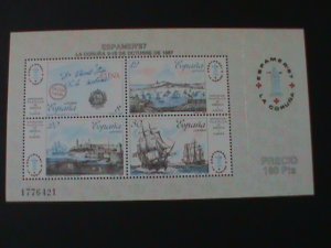 SPAIN-1987-SC#2529- ESPAMER'87 WORLD STAMP SHOW -S/S -MNH -VF-HARD TO FIND