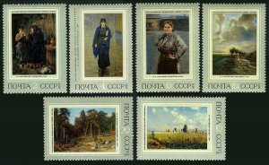 Russia 3896-3901,MNH.Michel 3830-3835. History of Russian painting,1971.