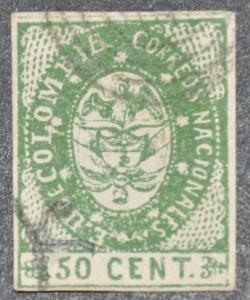 DYNAMITE Stamps: Colombia Scott #40  USED