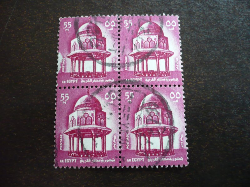 Stamps - Egypt - Scott# 899 - Used Block of 4 Stamps