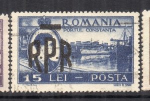 Romania 1948 Early Issue Fine Used 15L. NW-230390