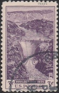 USA 1935 Sc#774 3c Boulder Dam USED-VG-NH.