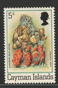 Cayman Islands 1980 Mangrove Root Oysters 5c Scott # 453 MNH