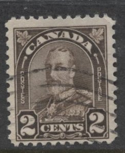 STAMP STATION PERTH Canada - #166 KGV Definitive FU 1930-31