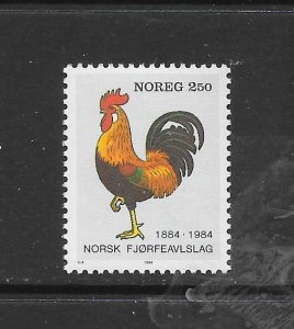 NORWAY #846 ROOSTER  MNH