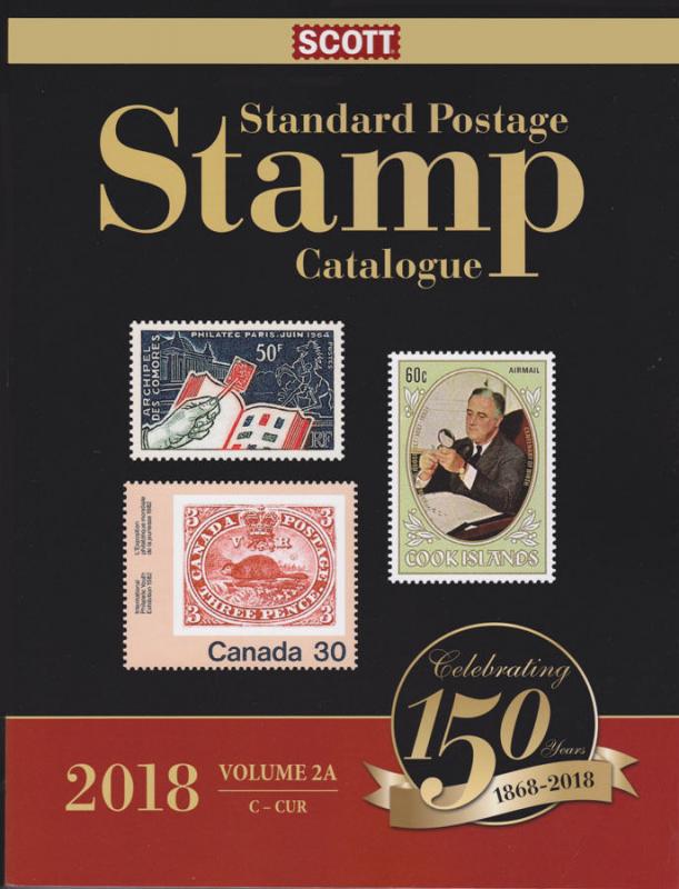 2018 SCOTT STANDARD POSTAGE STAMP CATALOGUE VOLUME 2 (2 volumes) C-F