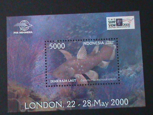 INDONESIA-SC#1902-STAMP SHOW-LONDON'2000--MNH S/S -VF-HARD TO FIND-LAST ONE