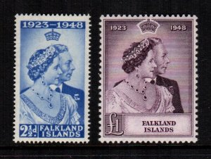 Falkland Islands  99 - 100  MH cat $ 55.00