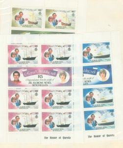 Zil Elwannyen Sesel #23-28 Mint (NH) Multiple