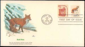 Canada, First Day Cover, Animals, United States