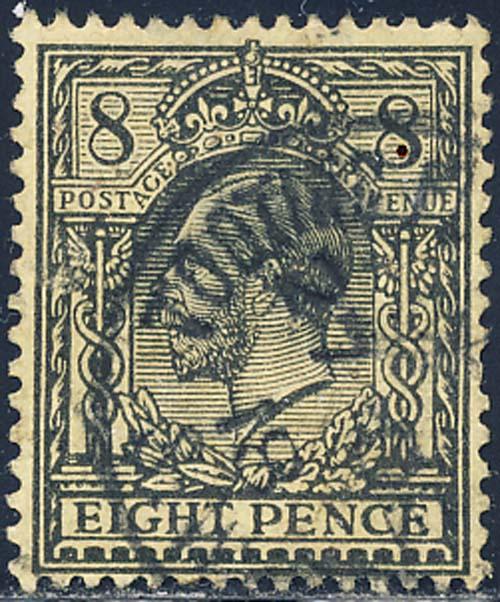 Great Britain 1912 Sc 169 King George V 8 Pence Stamp Used