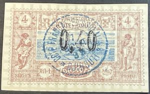 SOMALI COAST # 23-MINT/HINGED---SINGLE---IMPERFORATE AS ISSUED---1899