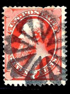 US Fancy NY Foreign Mail TRADITIONAL Cancel ~ WEISS #TR-W5 & COLE #NYFM-99