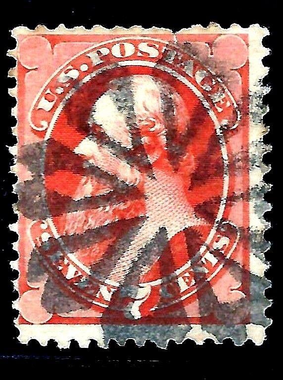 US Fancy NY Foreign Mail TRADITIONAL Cancel ~ WEISS #TR-W5 & COLE #NYFM-99