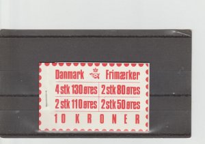 Denmark  Scott#  633a  Complete Booklet (1979)