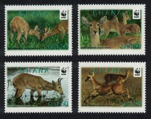 Ghana WWF Bohor Reedbuck 4v 2012 MNH SG#3802-3805