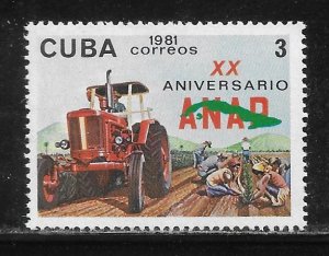 Cuba 2410 20th Small Farmers Association single MNH