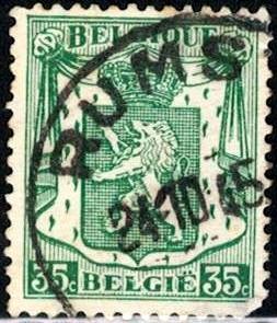 Coat of Arms, Belgium stamp SC#273 used
