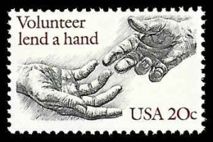 PCBstamps   US #2039 20c Volunteer, MNH, (17)