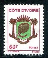 Ivory Coast Sc#380 Used F-VF (DL)