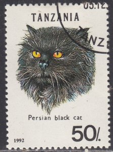 Tanzania 967C Persian Black Cat 1992