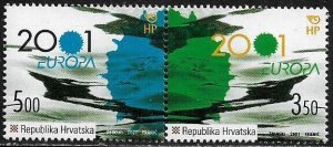 Croatia #451 MNH Pair - Europa