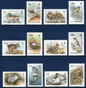 FALKLAND ISLANDS 2003 Birds; Scott 830-41, SG 954-65; MNH