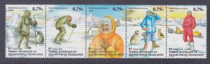 FSAT / TAAF 327 2003 MNH Protective Clothing Bookley Pane 5